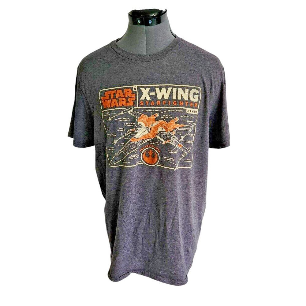 Star‎ Wars X-Wing Fighter Mad  Engine T-Shirt Size M